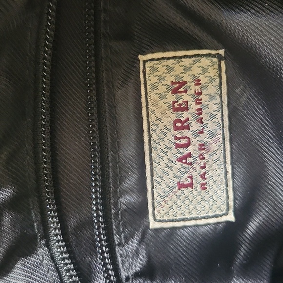 Lauren Ralph Lauren Black Mini Baguette Shoulder Bag - Picture 9 of 15